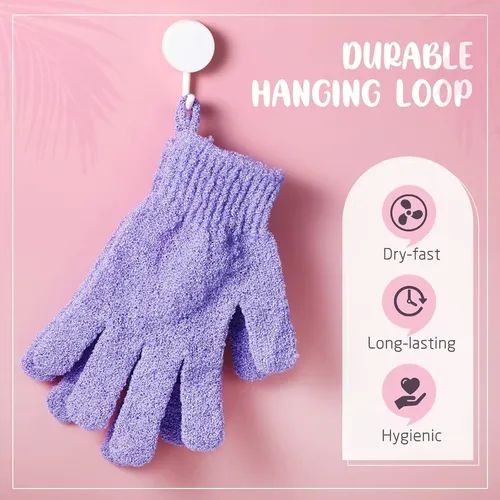 Guantes Exfoliantes Para Ducha 104 Piezas Multicolor