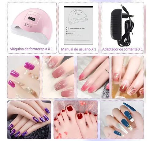 Profesional Lampara De Uñas Uv Secador Uñas Led Con Pantalla