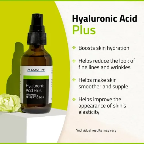 Sérum Yeouth De Ácido Hialurónico Para Rostro Con Vitamina C
