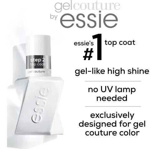 Top Coat Esmalte Uñas Essie Gel Couture 13.04g Brillo Ultra