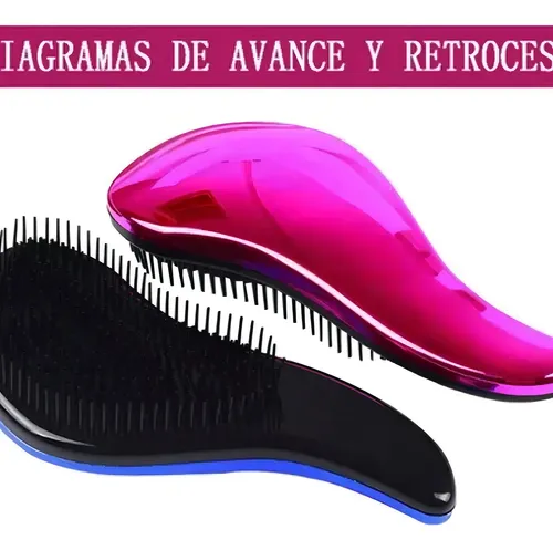 Peine Electroplatado Suave Para Cabello