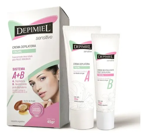 Crema Depilatoria Facial Sensitive Sensible Depimiel X 45 Gr