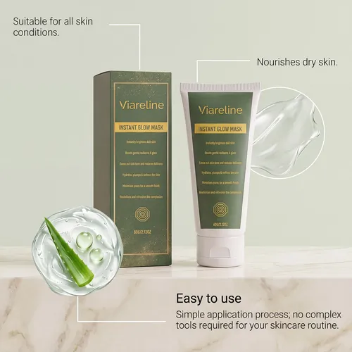 Mascarilla Facial Iluminadora Y Desgarradora De La Piel