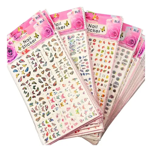 Sticker Tattoo Agua Planchas Grandes Pack 5 Modacity 60 Pegatinas