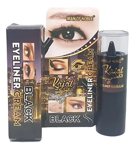 Khol Kajal En Crema Delineado De Ojos Profesional Kohol Negr Acabado Mate Color Negro