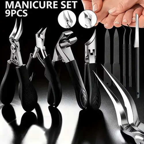 Kit 9 Piezas Uña Encarnada Manicura Pedicura