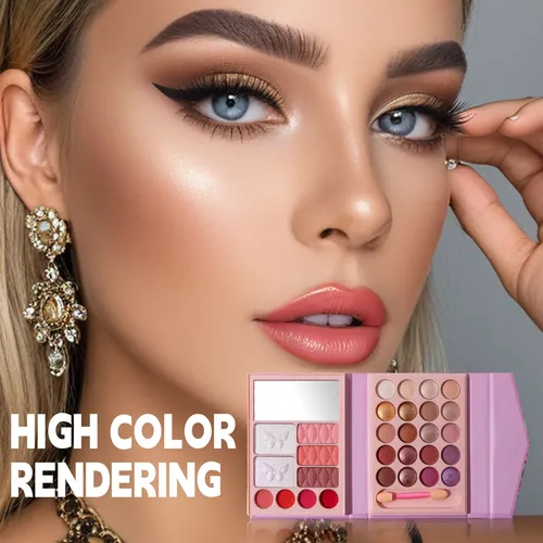 Uratm Makeup Palette Eyes, Lips, Blush, Contour Hang