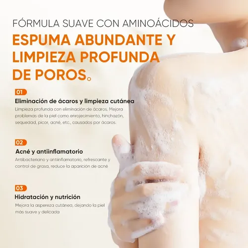P/j Gel Corporal Limpiador Antiacné Y Ácaros 250ml Control