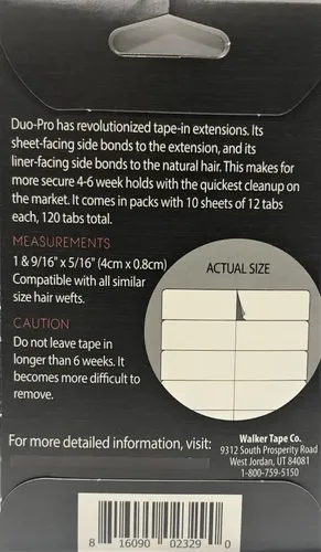 Cinta Adhes. Para Extens. Tape Para Cabello Natural 4×0.8 Cm