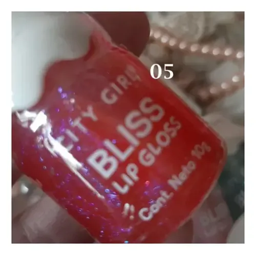 Gloss Labial Tornasolado Bliss Lip Gloss City Girl Hidrata