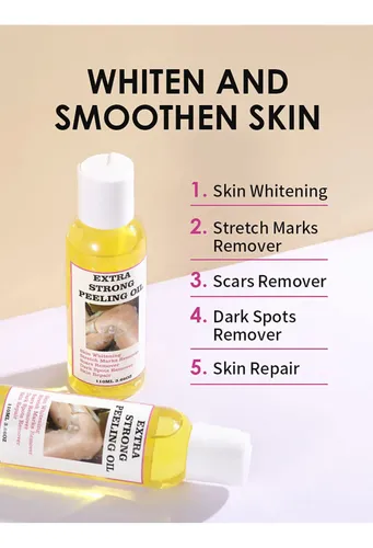 Aceite Exfoliante Amarillo Extra Fuerte 220 Ml Para Todo Tip