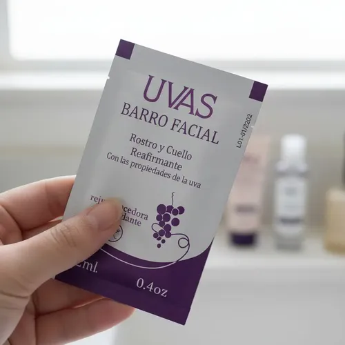 Máscara Cuidado Facial Barro Uvas 144 Ml Reafirmante +30 Tipo De Piel Mixta