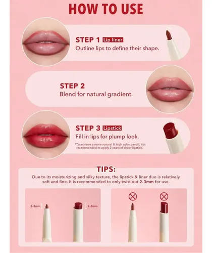 Glam 101 Sheer Lipstick Y Liner Duo Sheglam