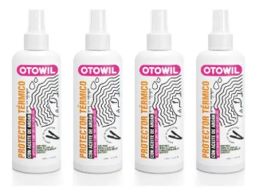 Protector Termico En Spray  Anti-frizz X180ml Kit 4 Unidades