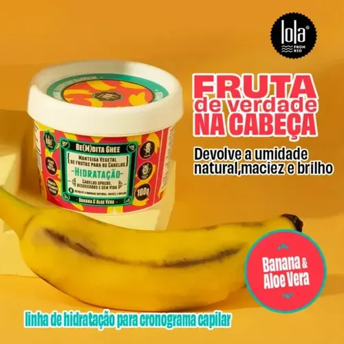 Lola Cosmetics Ghee Hidratante De Banana Y Aloe Vera