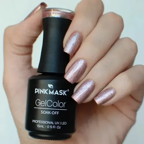Pink Mask Esmalte Semipermanente Gel Color X 15ml/.5floz Color Brut rose