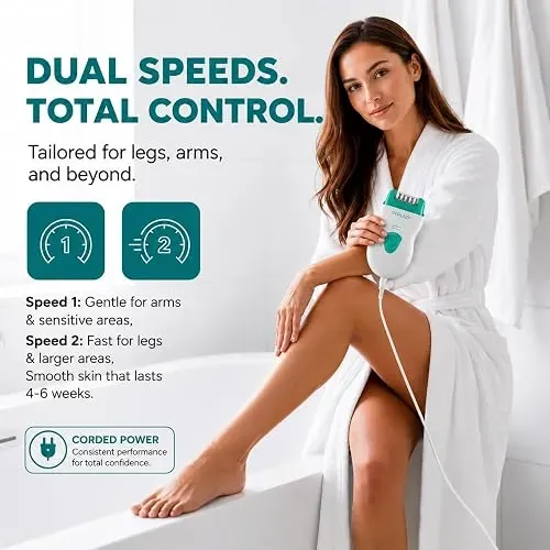 Depiladora Epilady Speed Morado Eléctrica Para Mujer