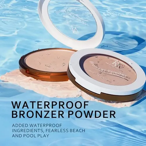 Polvo Bronceador Fv De Larga Duración, Impermeable Y Sedoso