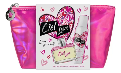 Set de Perfume Cannon Ciel Love Floral para Mujer con Neceser, 60 mL