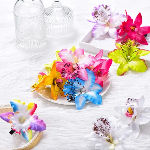 Pinza Para El Pelo Con Forma De Flor Jexine Hawaiian Artific