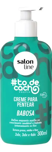 Salon Line Crema Para Peinar To De Cacho Babosa X 300ml