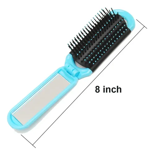 Set De Cepillo Y Peine Para El Cabello Luxxii Con Espejo Ple