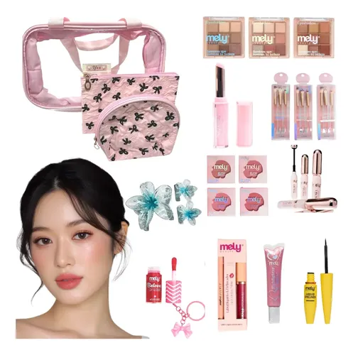 Kit Maquillaje Completo Nude 11 Piezas Dama Madura Premium