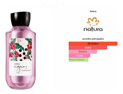 Aguas Frambuesa Colonia Para Dama X 150 Ml Natura Con Dosificador incluido