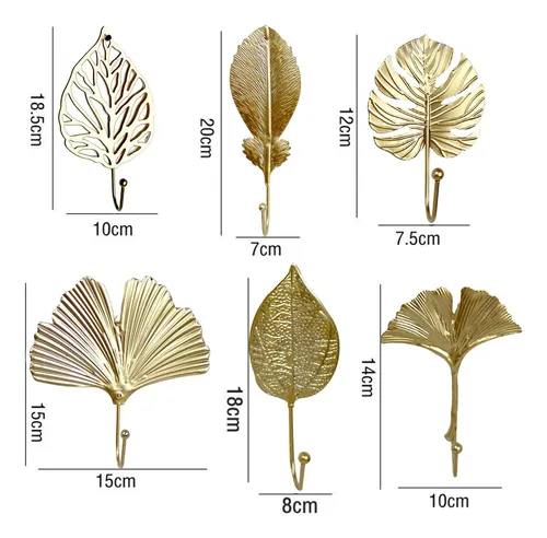 Ganchos Decorativos De Hierro Para Pared, Toalla, Sombrero,