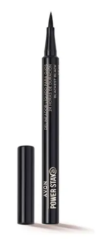 Lapiz Delineador Liquido De Ojos Power Stay Avon Color Negro