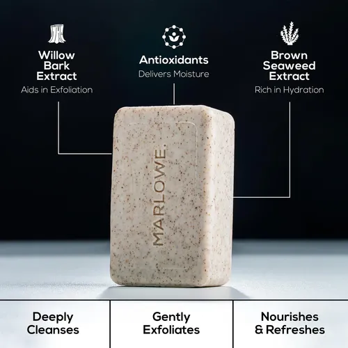 Jabón Exfoliante Corporal Marlowe. No. 102 Santal Scent 200