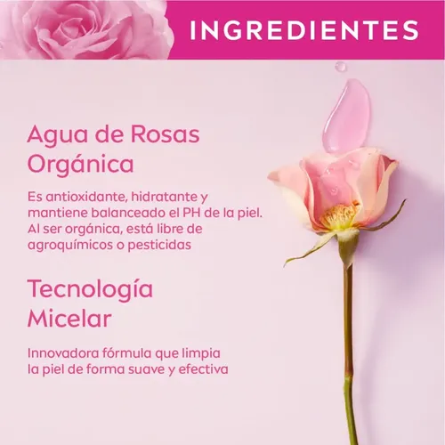 Leche Y Tónico Micelar Nivea Rose Care 2 En 1 X 200 Ml