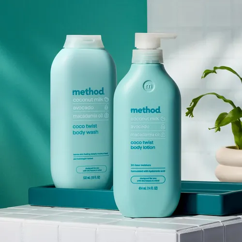 Método De Lavado Corporal Coco Twist, Leche De Coco, Aguacat