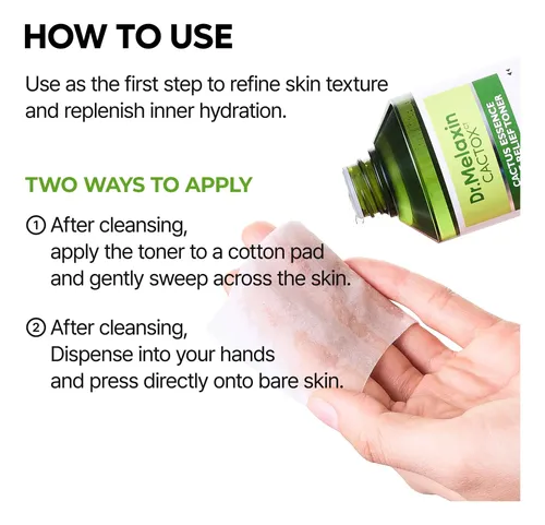 Tónico Dr.melaxin Cactox Pore Relief 150 Ml Hidratante