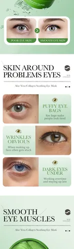 Parches Par Ojos Con Colágeno,reducen Ojeras,bolsas,eye Mask