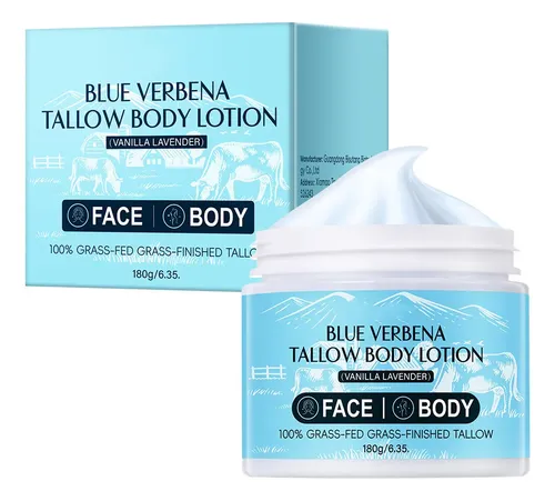 Loción Corporal De Sebo Para Rostro Y Cuerpo Blue Verbena Sc
