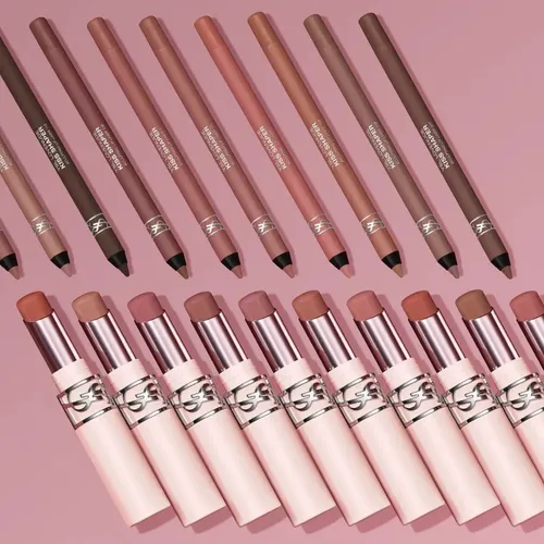 Delineador De Labios Yves Saint Laurent Lovenude Kiss Shaper 105 Burnt Honey