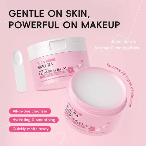 Bálsamo Limpiador De Maquillaje Sakura, Removedor Hidratante