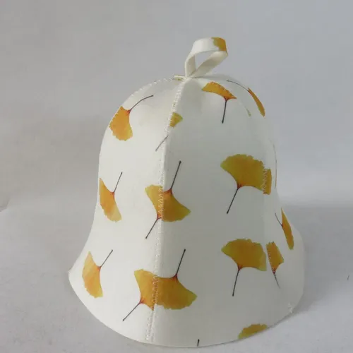Gorro De Sauna Banya, Gorro De Baño Portátil Gingko