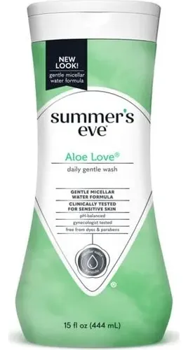Gel Íntimo Summers Eve Aloe Love 444ml 6 Pack Para Piel