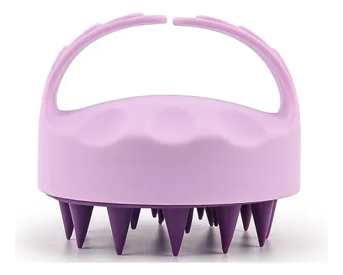 Peine De Silicona Para Masajear Cuero Cabelludo Y Cabello