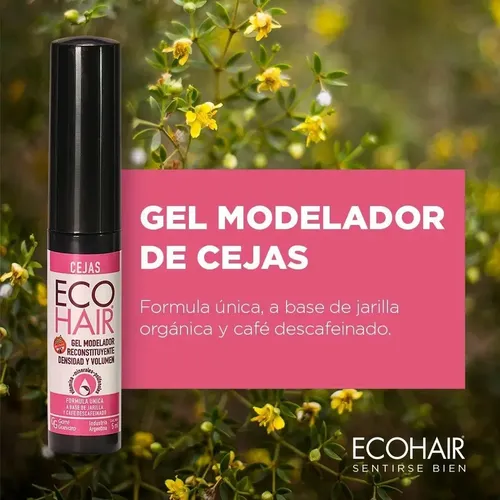 Eco Hair Gel Modelador Reconstituyente De Cejas 5ml