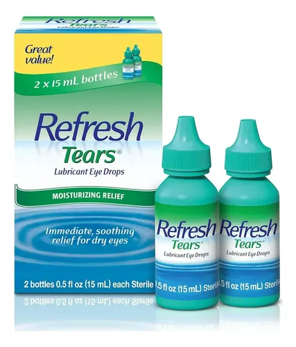 Lágrimas Refresh Gotas Lubricantes 2 Botellas 15ml