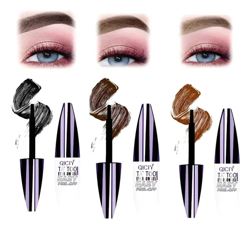 3 Tintes Cejas En Gel Fáciles De Quitar Colores