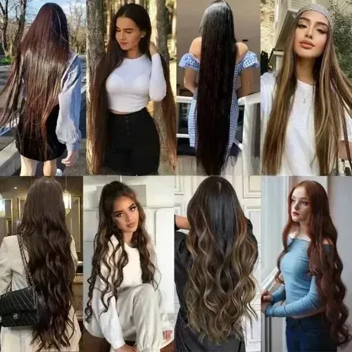 X4 Extensiones Cortina Simil Pelo Natural 5 Micropeinetas