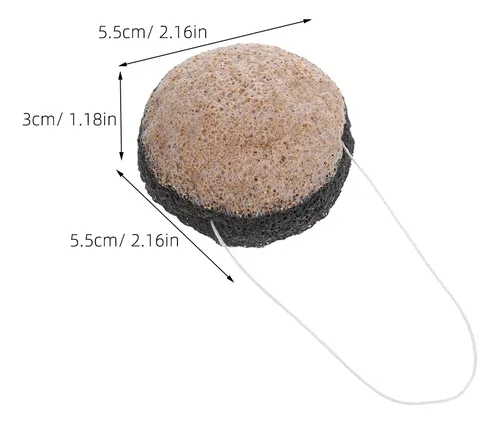 Almohadillas Faciales Exfoliantes De Carbón De Bambú, Esponj