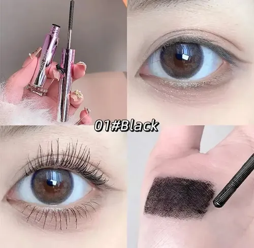 Máscara De Pestañas Voluminizadora Eye Fiber Warp Gege Bear Color 01 – Negro