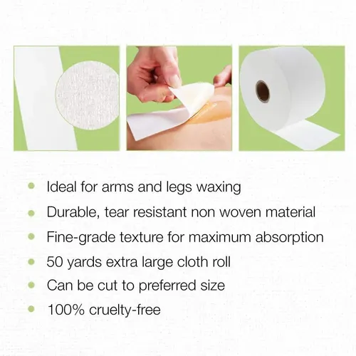 Rollos Depilación Clean + Easy 50 Yd  Tela No Tejida