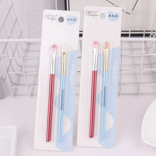Set De Pinceles De Maquillaje Para Principiantes 2 Unidades