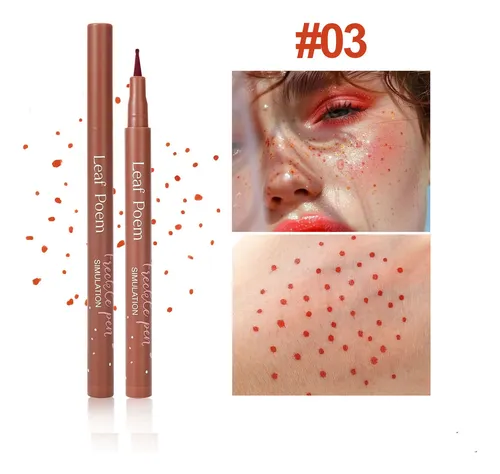 Kit 4 Lápiz Pecas Realista Impermeable Duradero